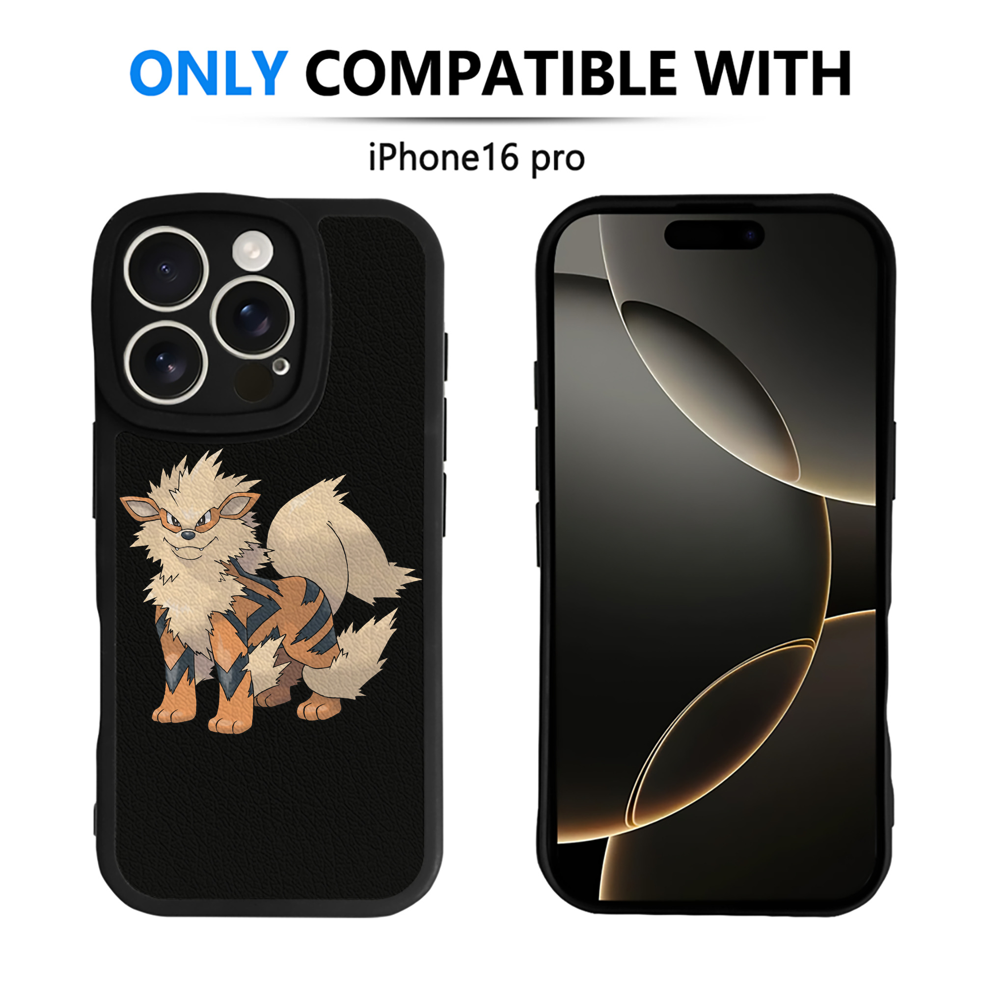 （画像用） ポケットモンスター Pokémon 【iPhone 16シリーズ対応】シリコンスマホケース（レザー調） 材質：シリコン
